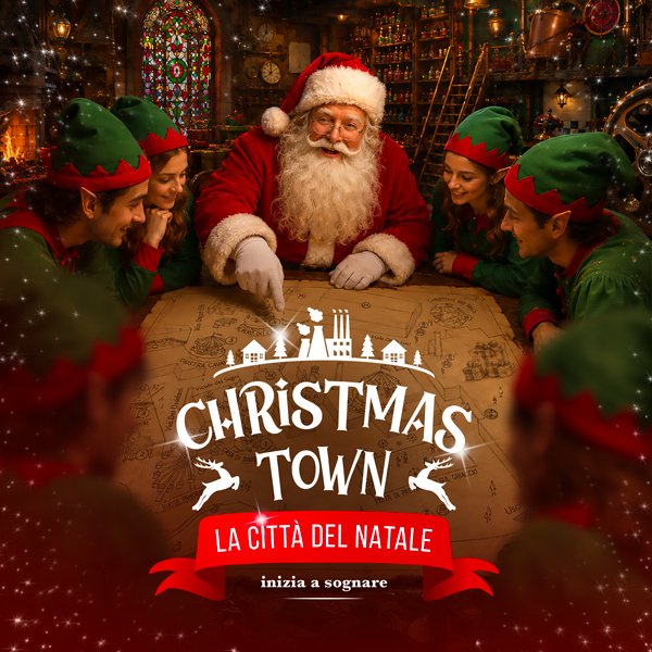 Locandina ufficiale: Christmas Town 2026 — Le Ciminiere
